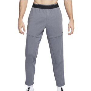 Men's Nike Pro Dri-FIT Fleece Training Pants Grey Size Small DV9910-068